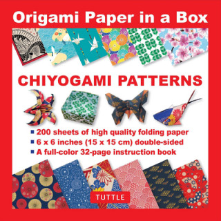 Book Origami Paper in a Box - Chiyogami Patterns 