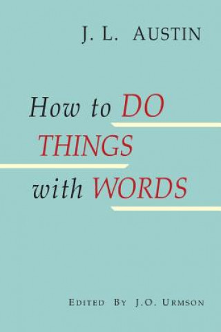 Book How to Do Things with Words J. L. Austin
