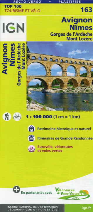 Nyomtatványok Avignon Nîmes 1:100 000 