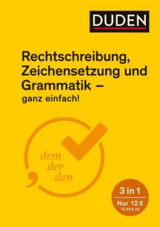 Kniha Ganz einfach! - Rechtschreibung, Zeichensetzung und Grammatik Dudenredaktion