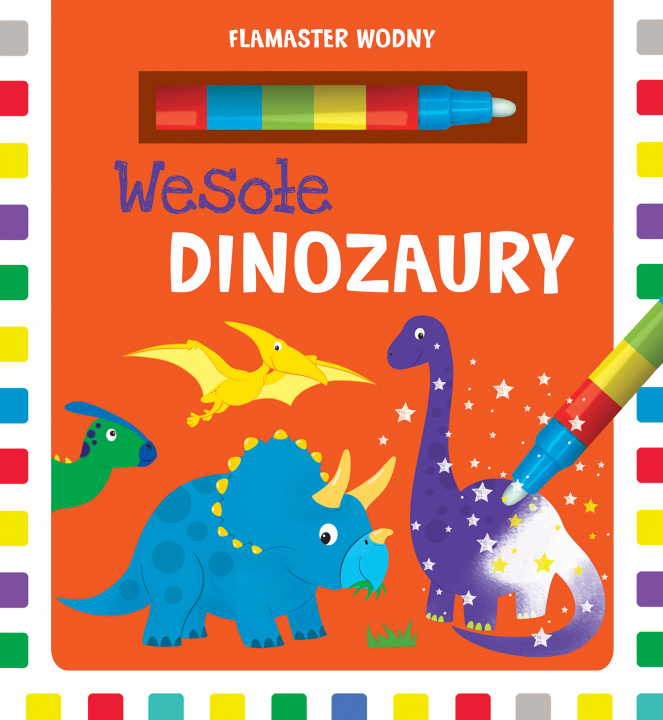 Книга Flamaster wodny Wesołe dinozaury Kozłowska Urszula