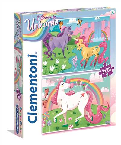 Játék Puzzle Supercolor I Believe in Unicorns 2x20 