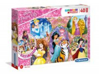 Játék Puzzle Supercolor 40 podłogowe Księżniczki 