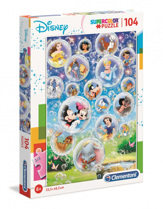 Hra/Hračka Puzzle Supercolor 104 Disney 