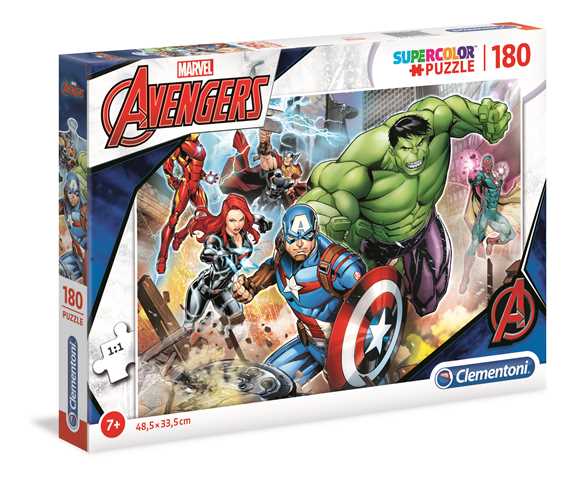 Hra/Hračka Puzzle Supercolor The Avengers 180 