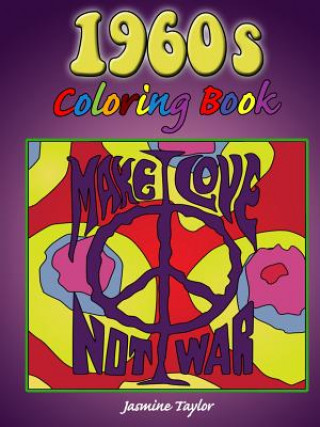 Knjiga 1960s Coloring Book Jasmine Taylor
