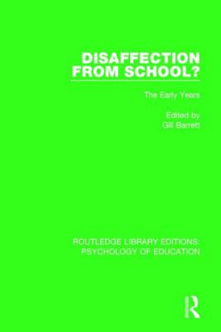 Libro Disaffection From School? Gill Barrett