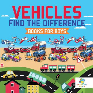 Buch Vehicles Find the Difference Books for Boys Educando Kids