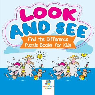 Книга Look and See Find the Difference Puzzle Books for Kids Educando Kids