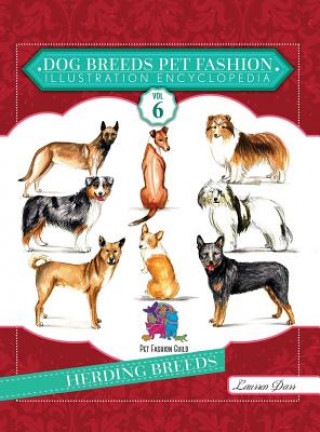 Kniha Dog Breeds Pet Fashion Illustration Encyclopedia Darr Laurren Darr