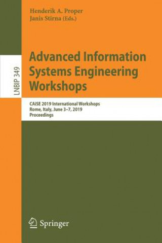 Kniha Advanced Information Systems Engineering Workshops Henderik A. Proper