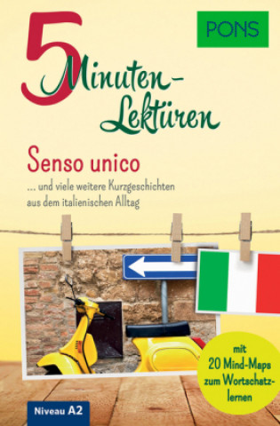 Kniha PONS 5-Minuten-Lektüren Italienisch A2 - Senso unico 