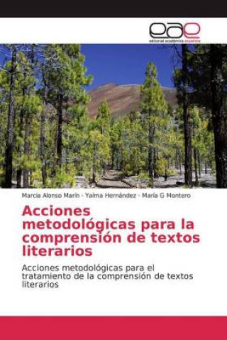 Kniha Acciones metodológicas para la comprensión de textos literarios Marcia Alonso Marín