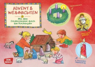 Joc / Jucărie Advent und Weihnachten. Kamishibai Bildkartenset Esther Hebert