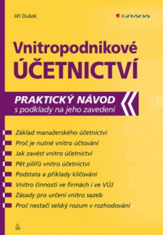 Könyv Vnitropodnikové účetnictví Jiří Dušek