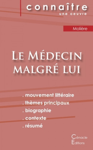 Carte Fiche de lecture Le Medecin malgre lui de Moliere (Analyse litteraire de reference et resume complet) Moli?re