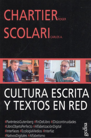 Carte CULTURA ESCRITA Y TEXTOS EN RED ROGER CHARTIER