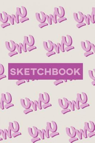 Carte Sketchbook: Uwu Cuteness Overload Purple Pink Typography Meme Simon Charles Rine