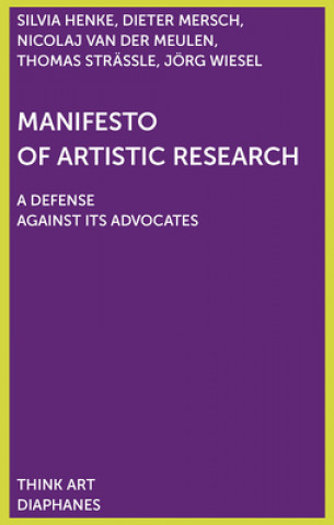 Carte Manifesto of Artistic Research Dieter Mersch