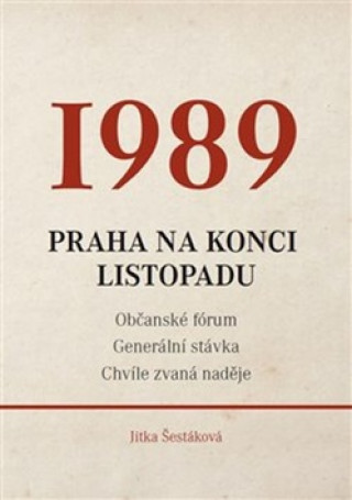 Kniha 1989 Jitka Šestáková