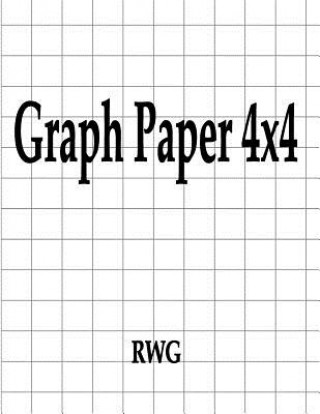 Книга Graph Paper 4x4 Rwg