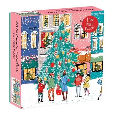 Game/Toy Christmas Carolers Square Boxed 1000 Piece Puzzle Galison
