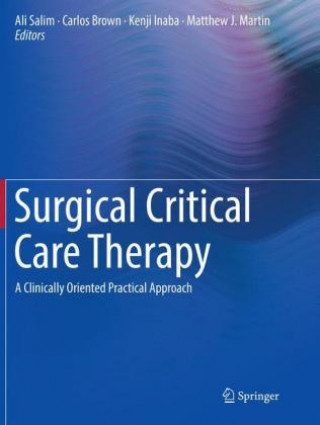 Książka Surgical Critical Care Therapy Ali Salim