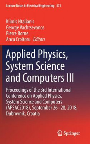 Książka Applied Physics, System Science and Computers III Pierre Borne