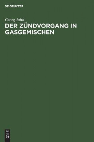 Livre Zundvorgang in Gasgemischen Georg Jahn