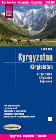 Tiskovina Reise Know-How Landkarte Kirgisistan / Kyrgyzstan (1:700.000) Reise Know-How Verlag Peter Rump