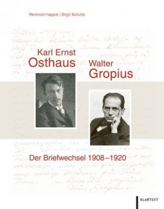 Carte Karl Ernst Osthaus und Walter Gropius Reinhold Happel