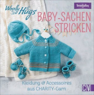 Kniha Woolly Hugs Baby-Sachen stricken Veronika Hug