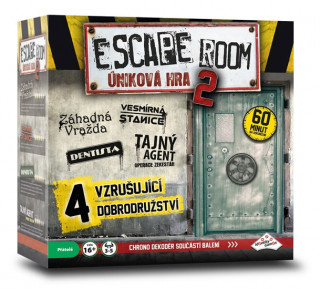Hra/Hračka Escape Room - Úniková hra - 4 scénáře 