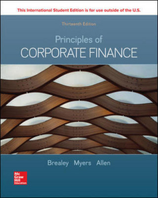 Könyv ISE Principles of Corporate Finance Richard Brealey