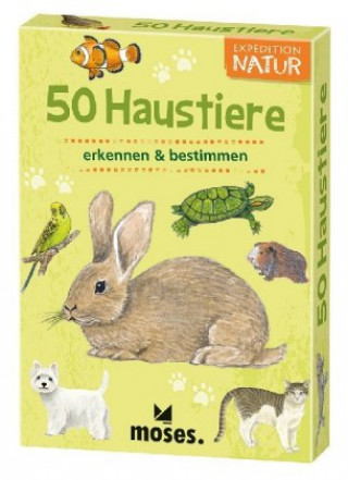 Hra/Hračka Expedition Natur: 50 Haustiere Carola von Kessel