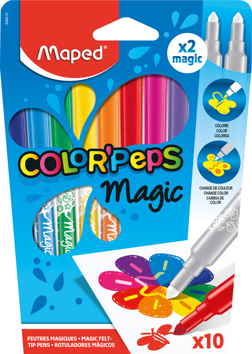 Książka Fixy MAPED Color Peps Magic 8+2 ks 