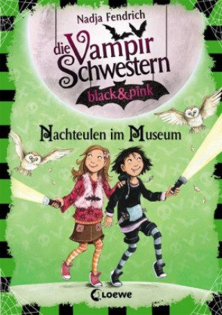 Carte Die Vampirschwestern black & pink (Band 6) - Nachteulen im Museum Nadja Fendrich