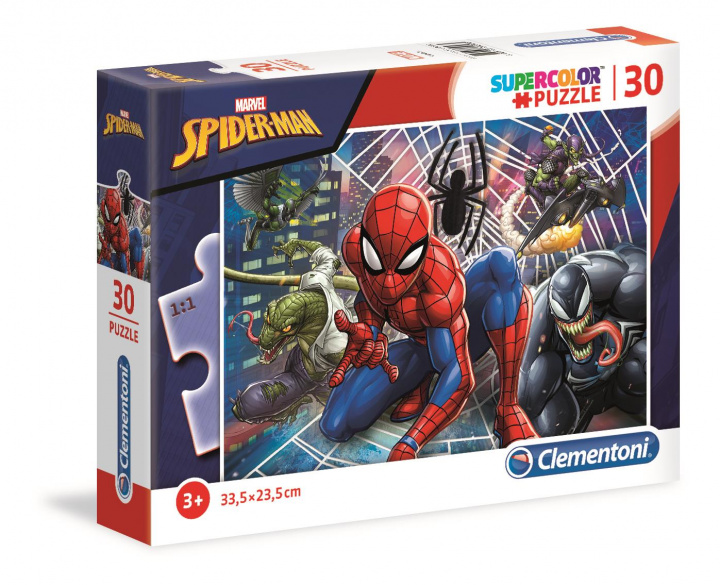Játék Puzzle Supercolor 30 Spider-Man 