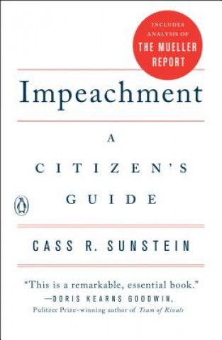 Book Impeachment: A Citizen's Guide Cass R. Sunstein