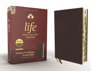 Carte Niv, Life Application Study Bible, Third Edition, Bonded Leather, Burgundy, Indexed, Red Letter Edition Zondervan