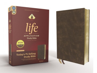 Kniha Niv, Life Application Study Bible, Third Edition, Bonded Leather, Brown, Red Letter Edition Zondervan
