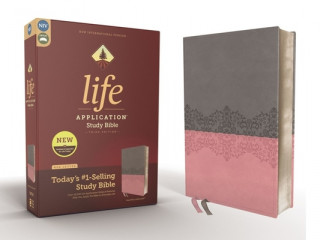Kniha Niv, Life Application Study Bible, Third Edition, Leathersoft, Gray/Pink, Red Letter Edition Zondervan