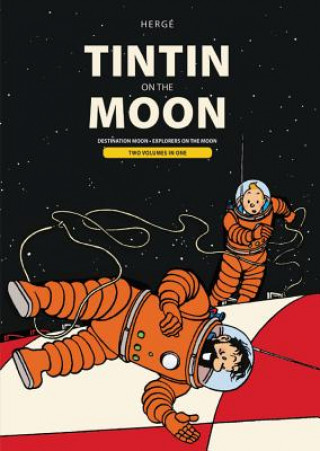 Książka Tintin on the Moon 