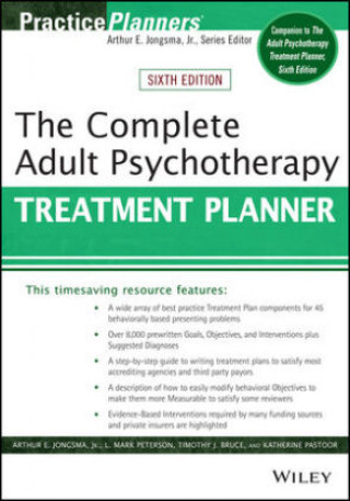 Kniha Complete Adult Psychotherapy Treatment Planner 