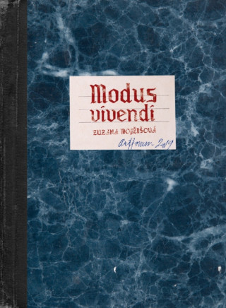 Kniha Modus vivendi Zuzana Mojžišová