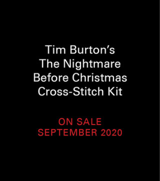 Książka Disney Tim Burton's The Nightmare Before Christmas Cross-Stitch Kit EPIC GAMES