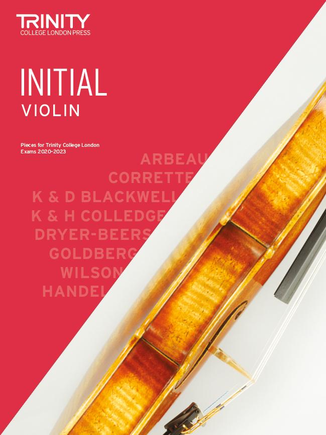 Tiskanica Trinity College London Violin Exam Pieces 2020-2023: Initial TRIN COLLEGE LONDON