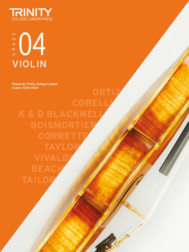 Printed items Trinity College London Violin Exam Pieces 2020-2023: Grade 4 TRIN COLLEGE LONDON