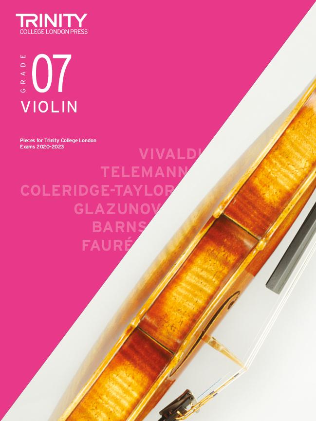 Tlačovina Trinity College London Violin Exam Pieces 2020-2023: Grade 7 TRIN COLLEGE LONDON