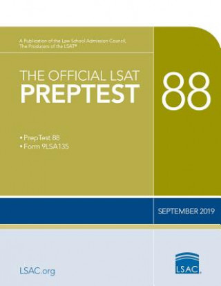 Kniha The Official LSAT Preptest 88: (September 2019 Lsat) Law School Council